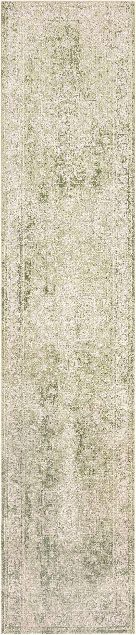 Nourison Home Astra Machine Washable  Ivory Green  Traditional