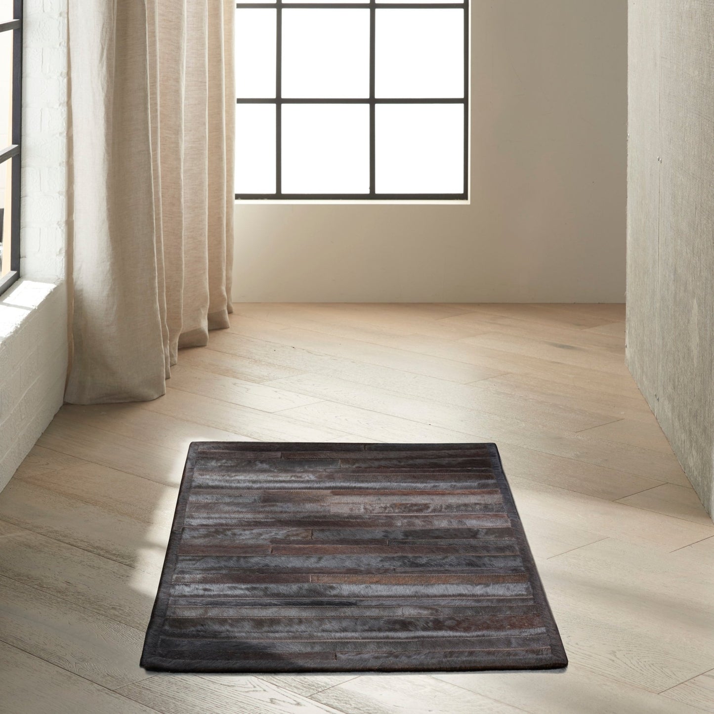 Calvin Klein Home Prairie PRA1 Black Contemporary Woven Rug - Rugs - Calvin Klein Home - Atlanta Designer Rugs