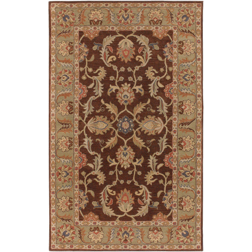 Surya Caesar CAE-1009 Dark Brown Traditional Tufted Rug