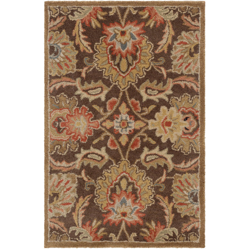 Surya Caesar CAE-1028 Dark Brown Traditional Tufted Rug