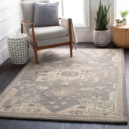 Surya Caesar CAE-1196 Charcoal Traditional Tufted Rug