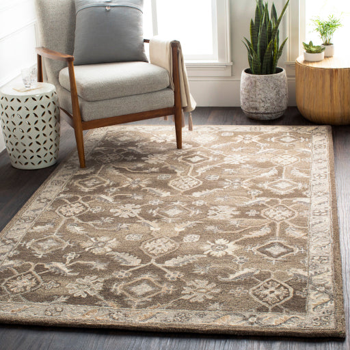 Surya Caesar CAE-1200 Charcoal Traditional Tufted Rug