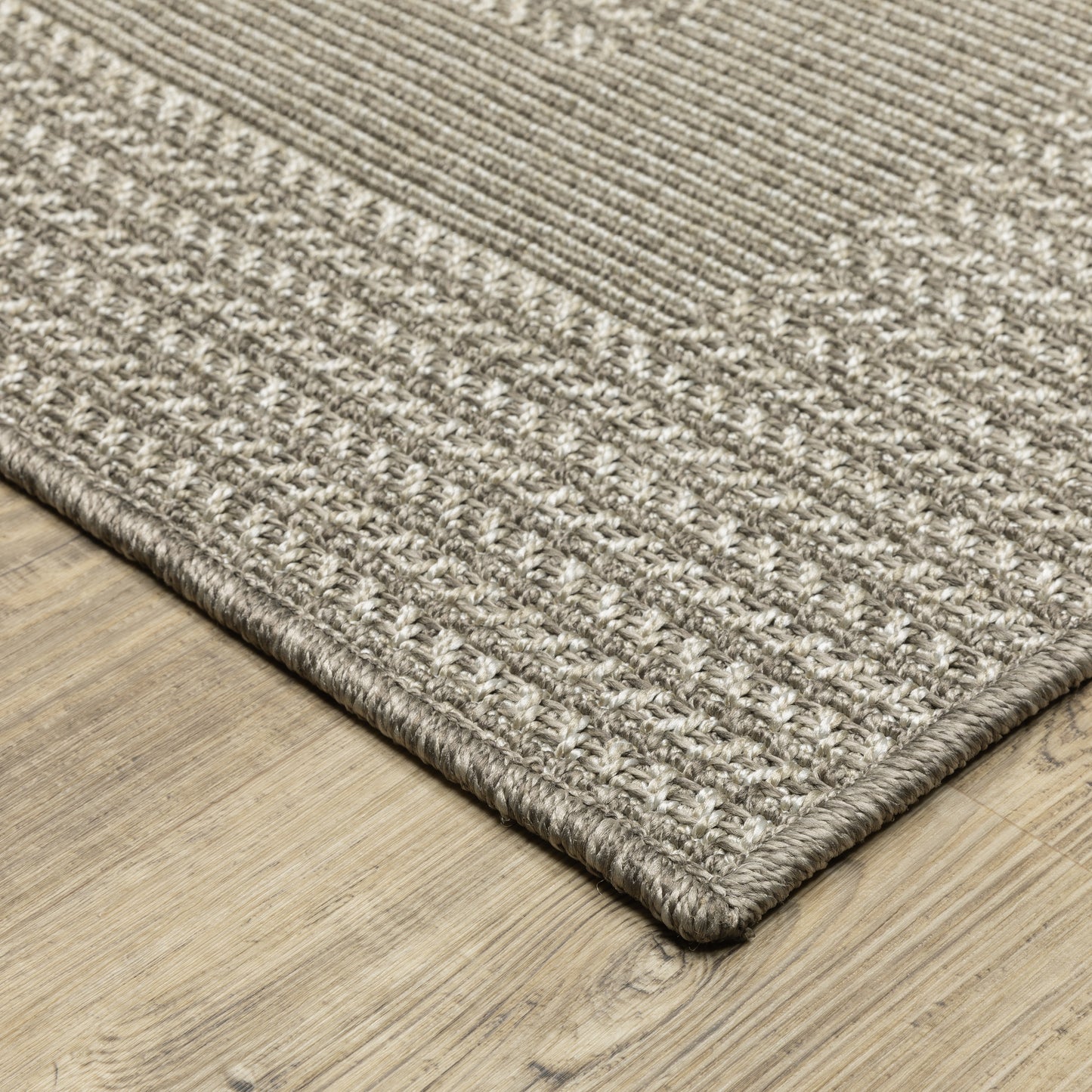 Oriental Weavers Caicos CA05A Grey Grey Casual Power-Loomed Rug