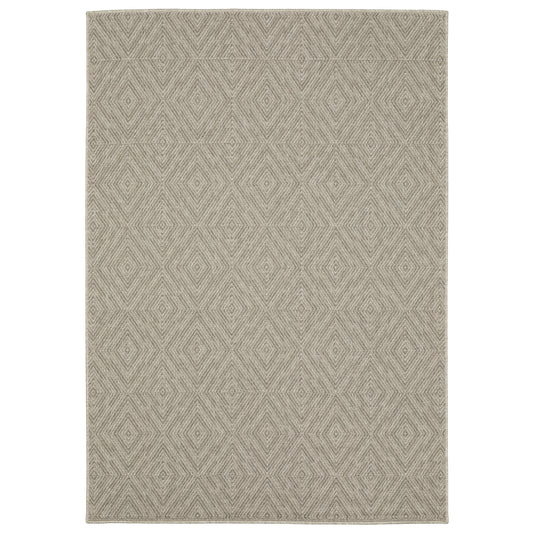 Oriental Weavers Caicos CA08A Grey Grey Casual Power-Loomed Rug