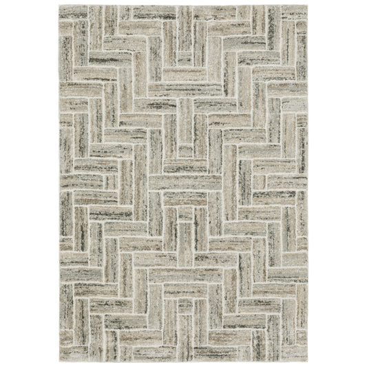 Oriental Weavers CAMBRIA 093L2 Ivory Beige Casual Machinemade Rug