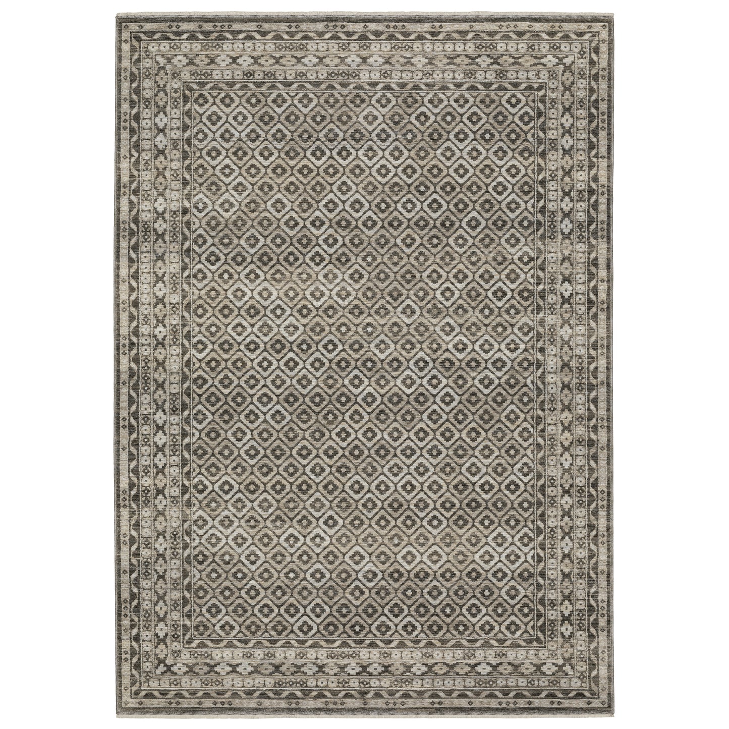 Oriental Weavers Chamberlain CH03B Grey Casual Machine-Print Rug