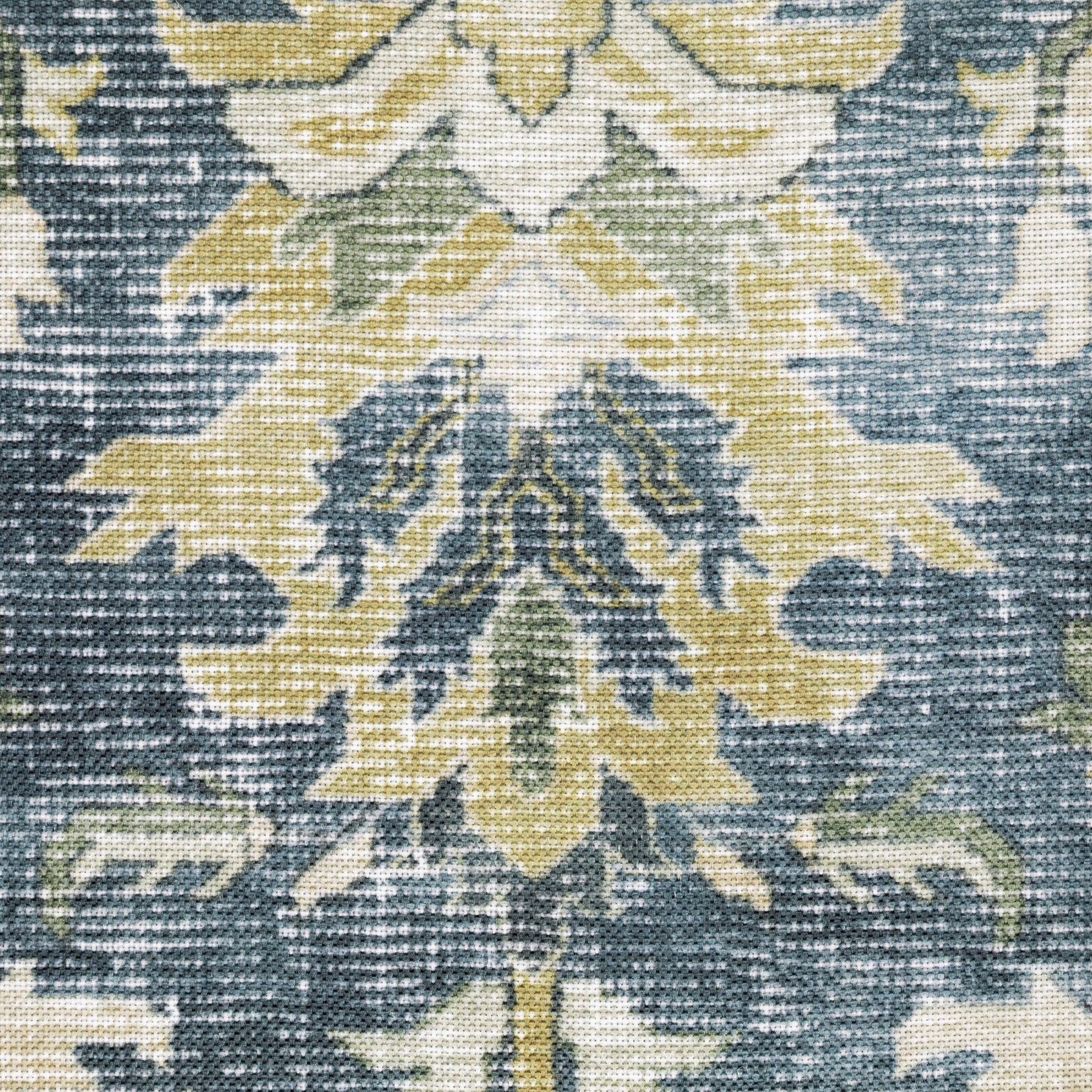 Oriental Weavers Charleston CHA08 Blue Washable Power-Loomed Rug