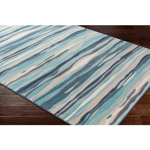 Surya City CIT-2321 Aqua Modern Machinemade Rug