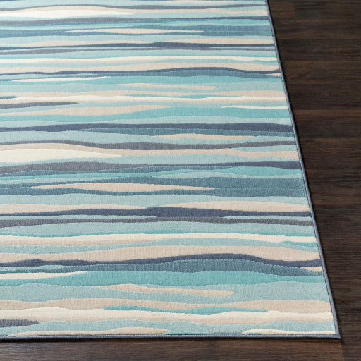 Surya City CIT-2321 Aqua Modern Machinemade Rug