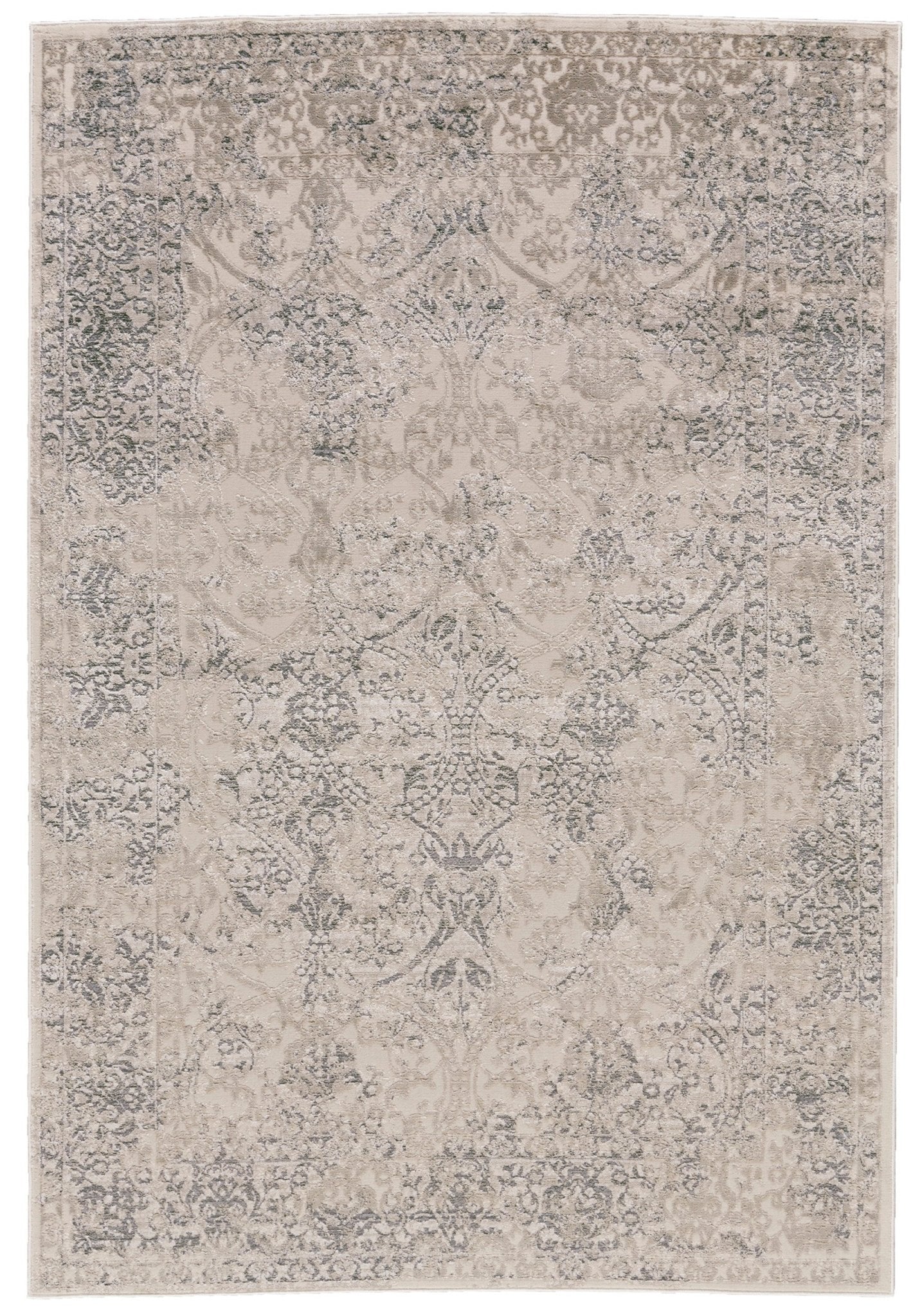 Feizy Prasad 3682F Light Gray Modern/Vintage Rug - Rugs - Feizy - Atlanta Designer Rugs