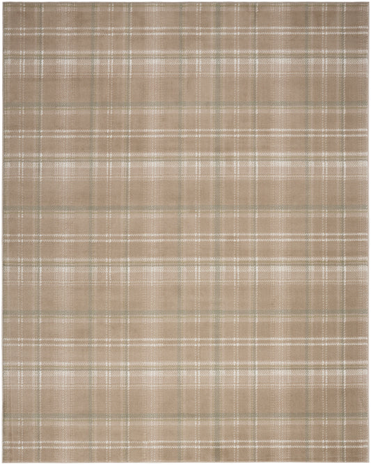 Nourison Home Grafix  Taupe  Contemporary