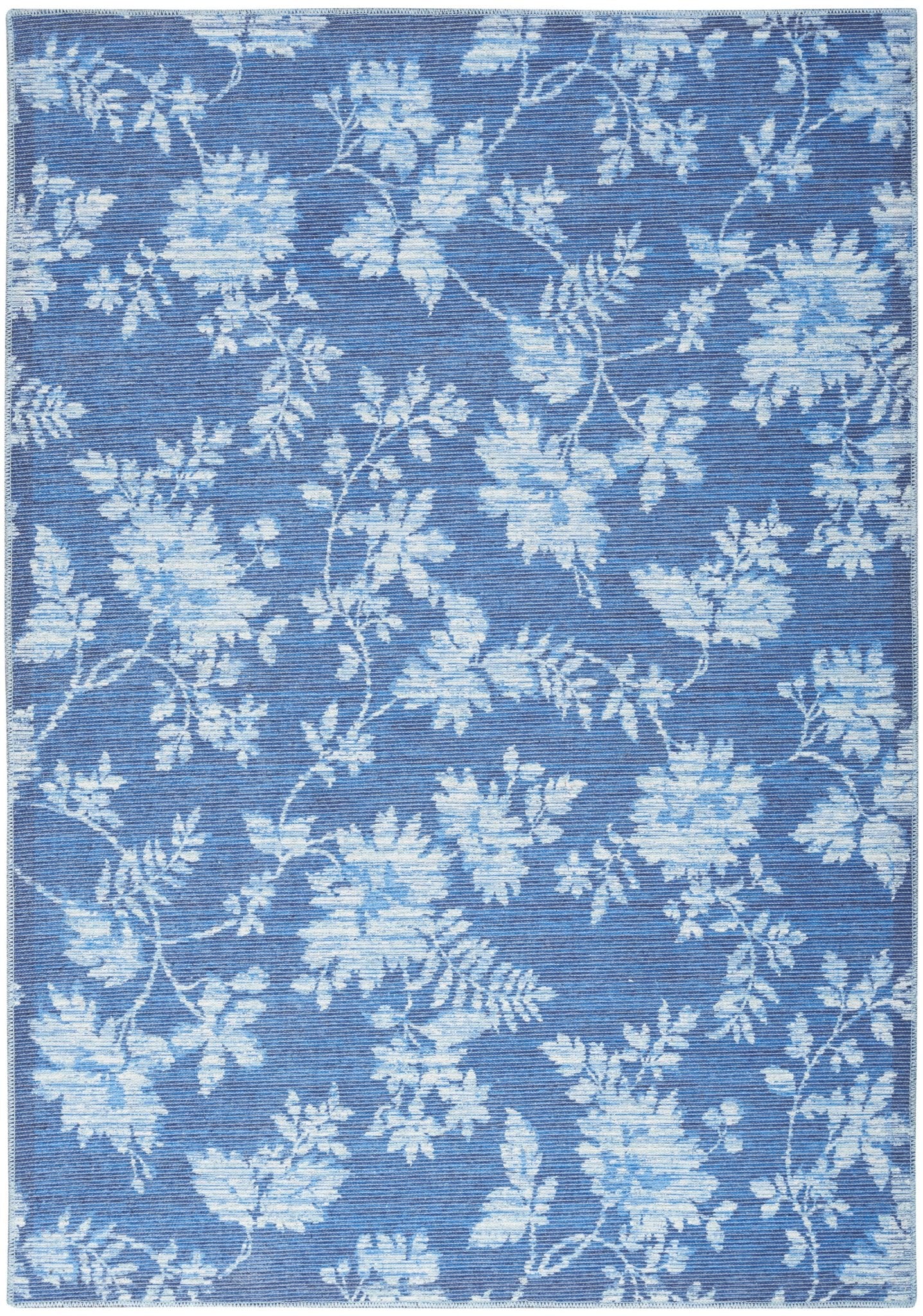 Waverly Washables Collection WAW02 Blue Contemporary Machinemade Rug - Rugs - Waverly - Atlanta Designer Rugs