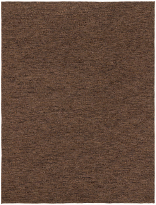 Nourison Home Washable Solutions  Mocha  Contemporary