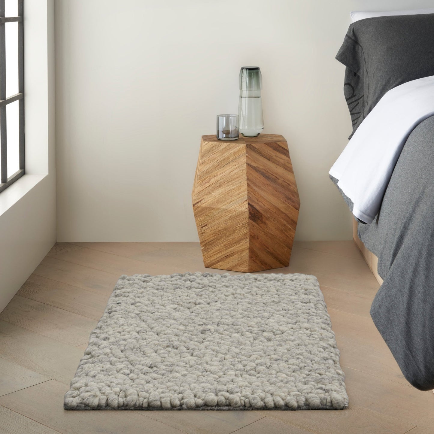 Calvin Klein Riverstone CK940 Grey Ivory Contemporary Woven Rug - Rugs - Calvin Klein - Atlanta Designer Rugs