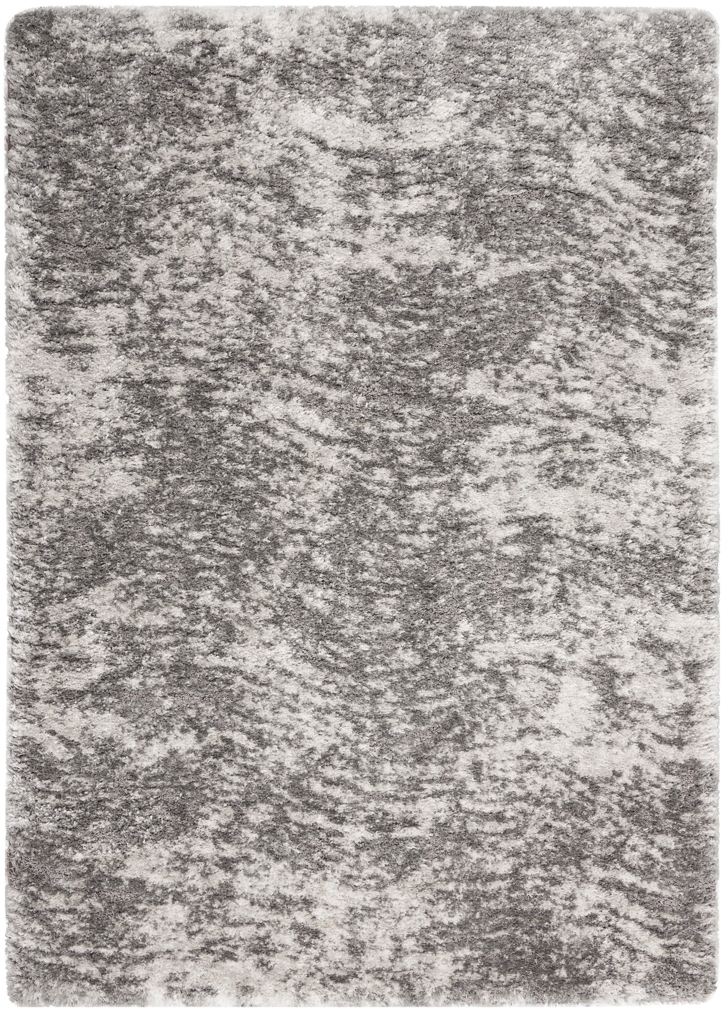 Nourison Home Dreamy Shag DRS04 Charcoal Grey Contemporary Power-Loomed Rug