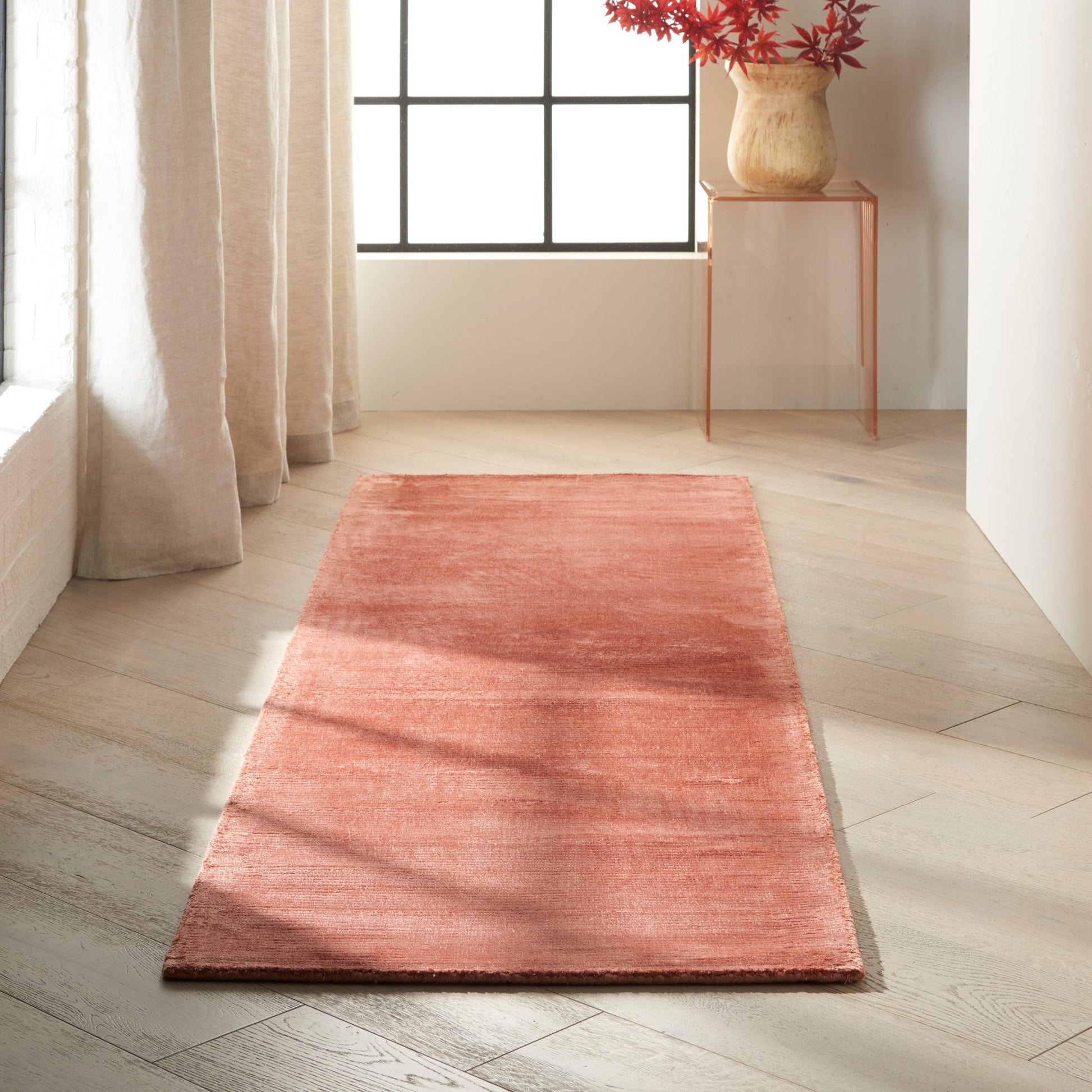 Calvin Klein Home Lunar LUN1 Rust Contemporary Woven Rug - Rugs - Calvin Klein Home - Atlanta Designer Rugs