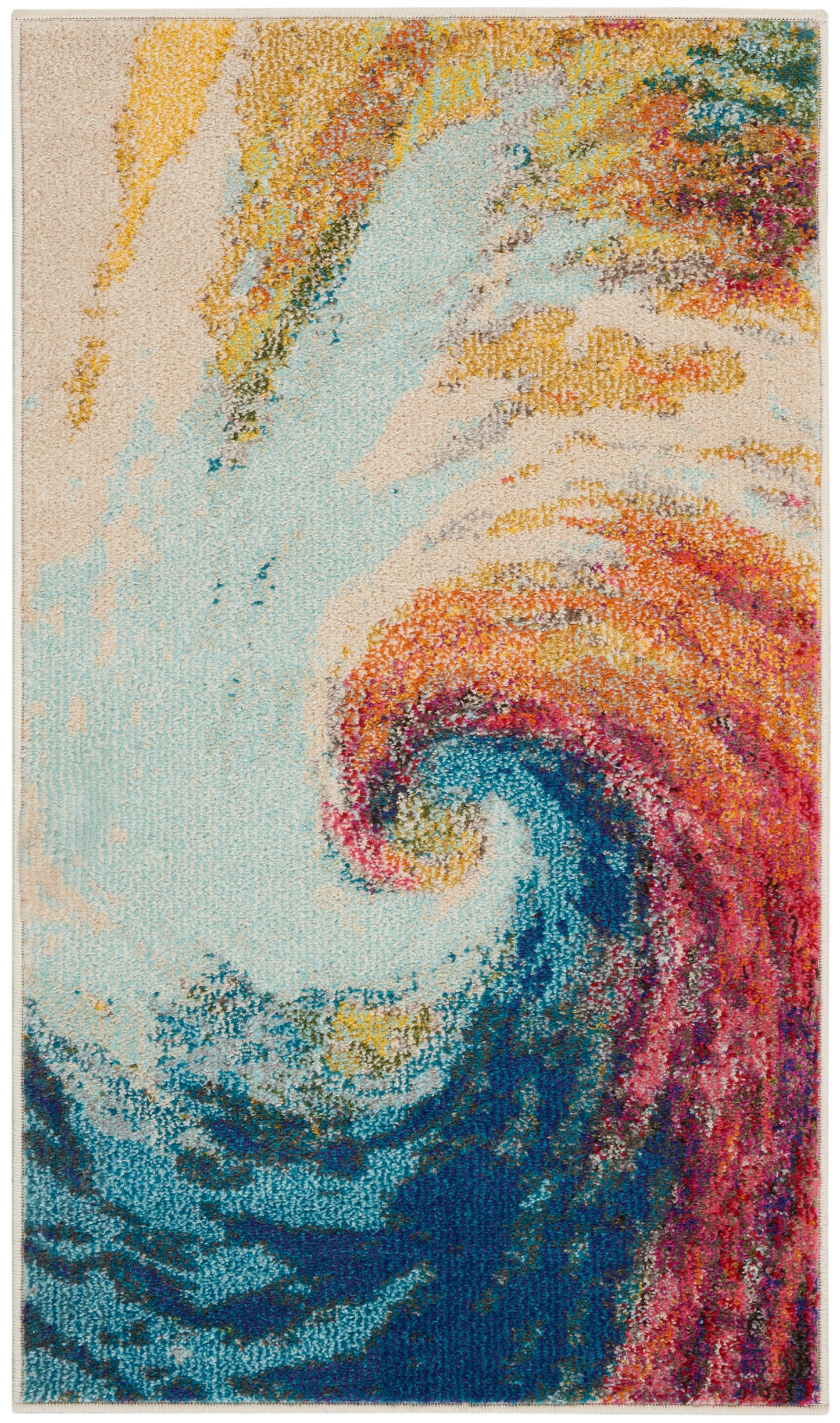 Nourison Home Celestial CES07 Wave Contemporary Power-Loomed Rugs