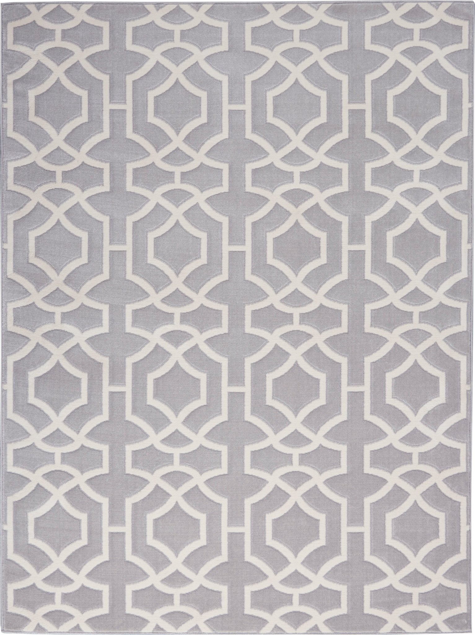 Inspire Me! Home Décor Joli IMHR2 Grey White Contemporary Machinemade Rug - Rugs - Inspire Me! Home Décor - Atlanta Designer Rugs