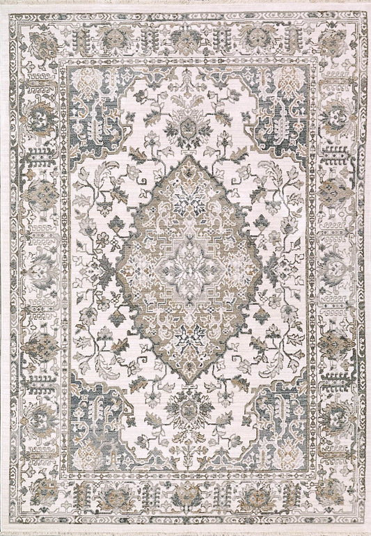 Dynamic Rugs Mood 8475 Blue Beige Traditional Machine - Made Rug - Rugs - Dynamic Rugs - Atlanta Designer Rugs