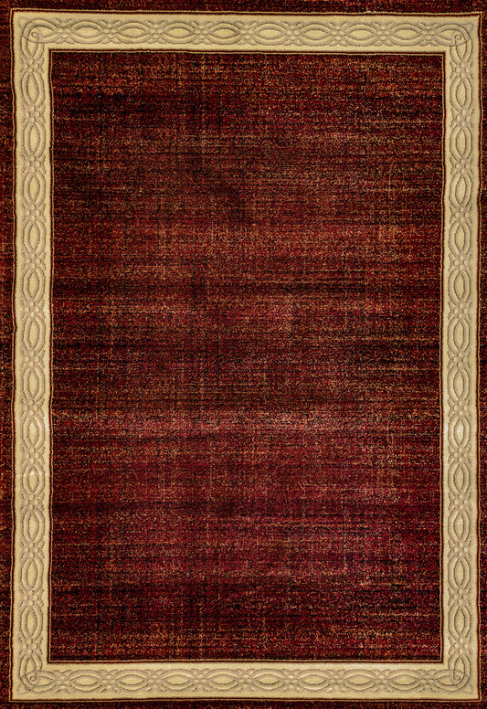 Dynamic Rugs Yazd 1770 Red Contemporary Machine-Made Rug