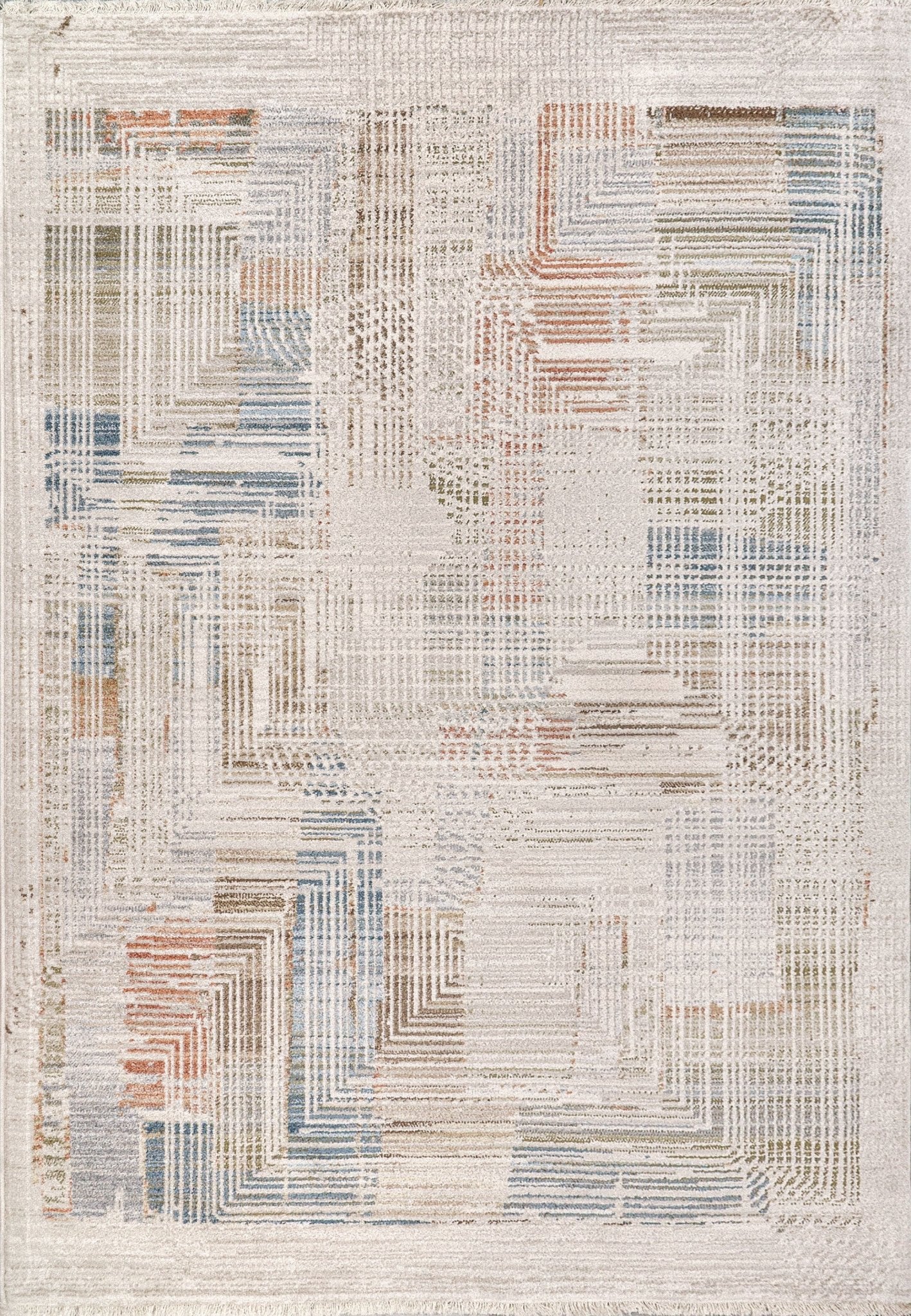 Dynamic Rugs Juno 6889 Beige Multi Modern Machine - Made Rug - Rugs - Dynamic Rugs - Atlanta Designer Rugs