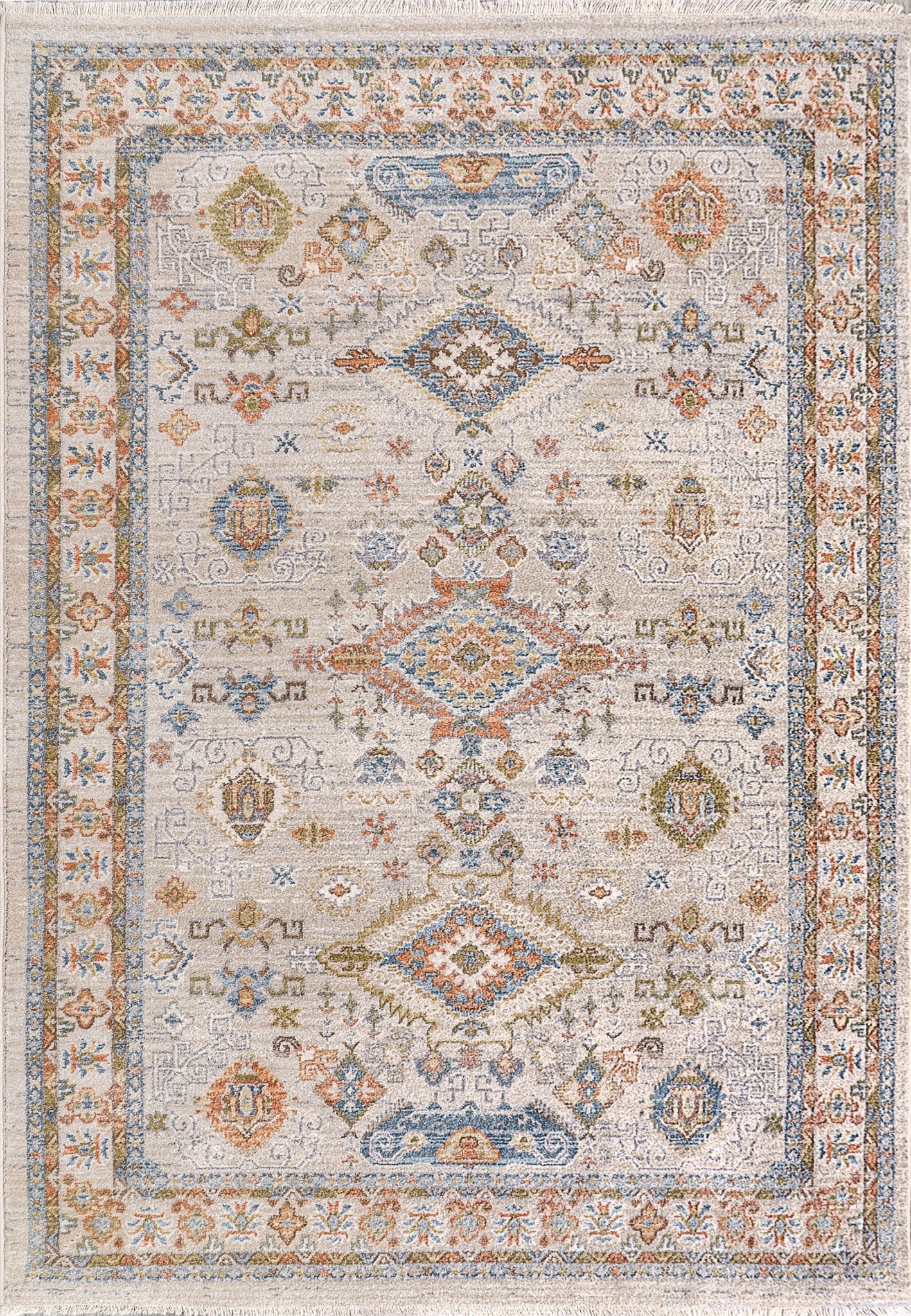 Dynamic Rugs Juno 6886 Ivory Multi Traditional Machine - Made Rug - Rugs - Dynamic Rugs - Atlanta Designer Rugs