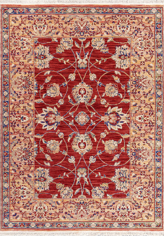 Dynamic Rugs Wade 18608 Red Multi Traditional Machine-Made Rug