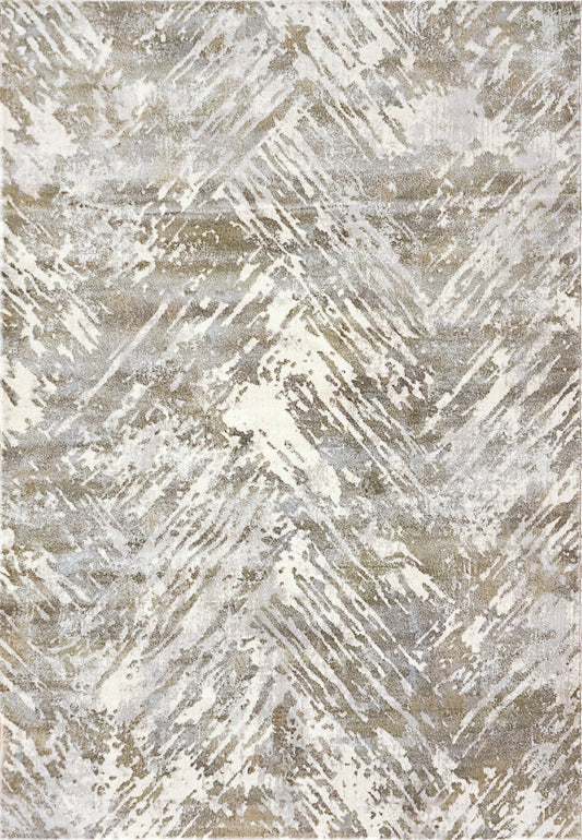 Dynamic Rugs Castilla 3537 Cream Grey Modern Machine - Made Rug - Rugs - Dynamic Rugs - Atlanta Designer Rugs