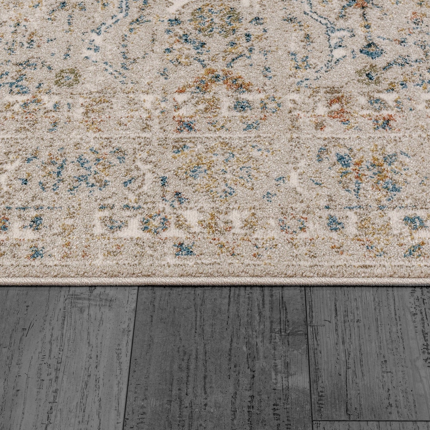 Dynamic Rugs Eclectic 6011 Cream Multi Transitional Machine - Made Rug - Rugs - Dynamic Rugs - Atlanta Designer Rugs