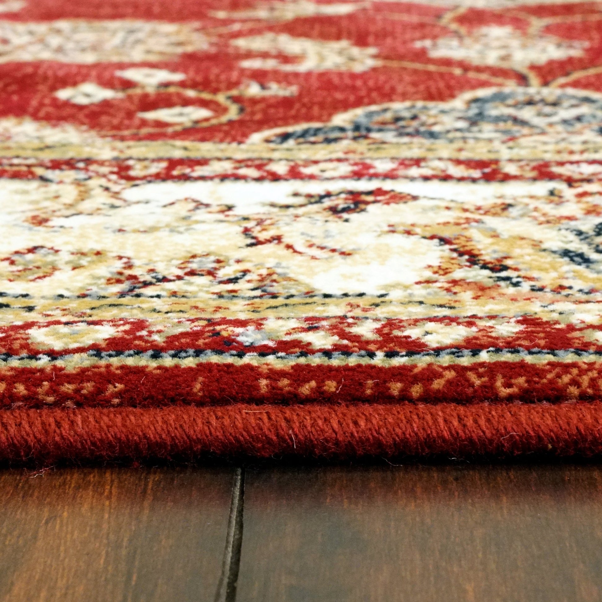 Dynamic Rugs Ancient Garden 57158 Red Ivory Traditional Machine - Made Rug - Rugs - Dynamic Rugs - Atlanta Designer Rugs