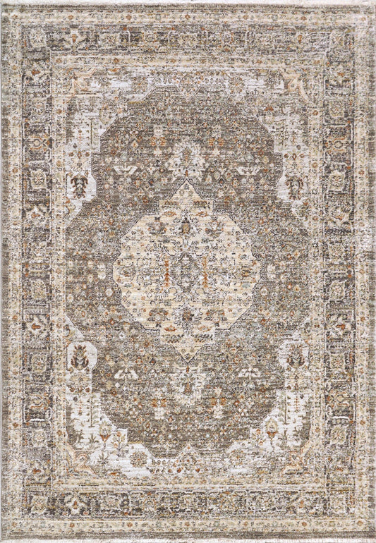 Dynamic Rugs Rojin 4182 Grey Dark Grey Traditional Machine - Made Rug - Rugs - Dynamic Rugs - Atlanta Designer Rugs