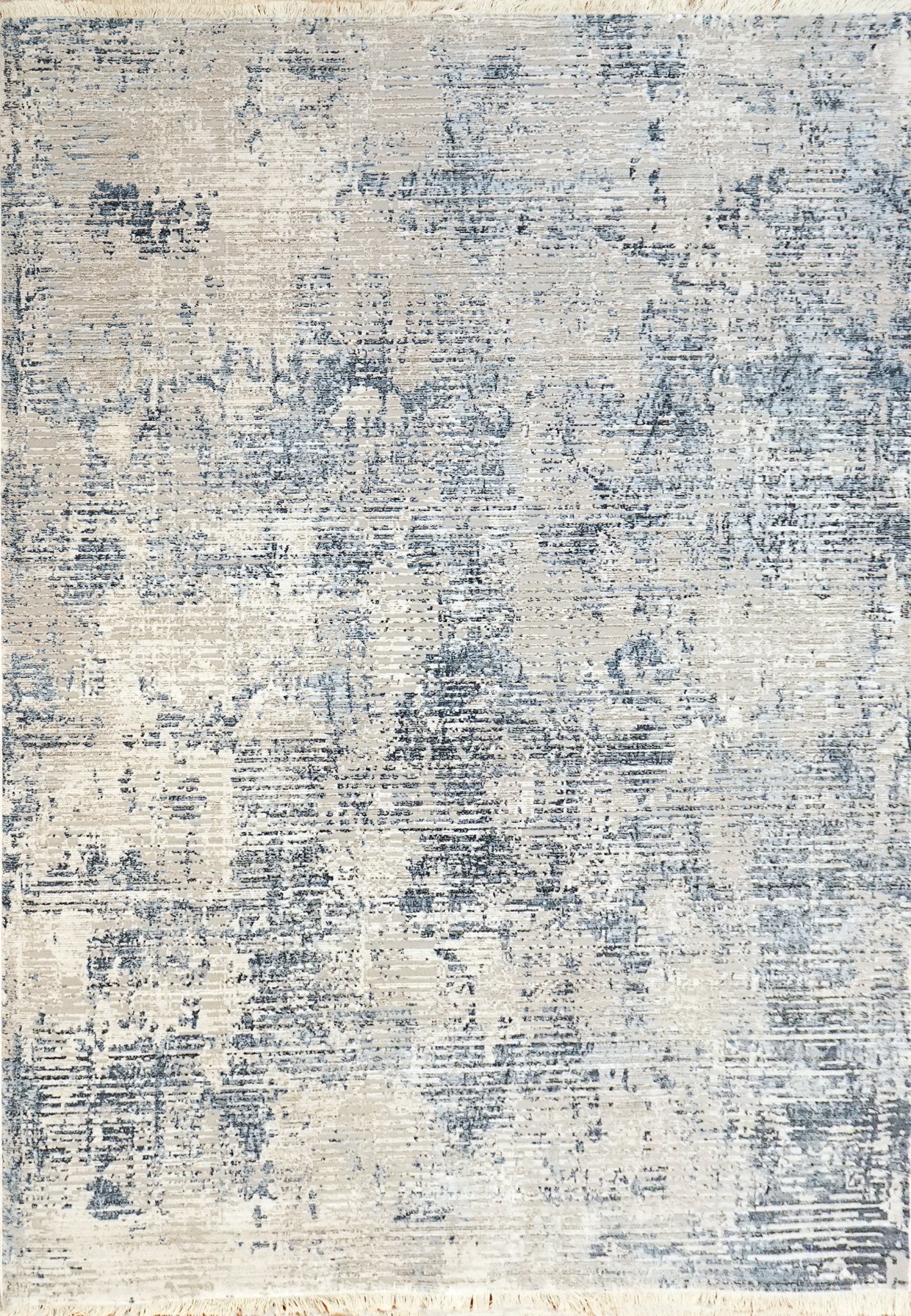 Dynamic Rugs Mood 8451 Ivory Blue Grey Modern Machine - Made Rug - Rugs - Dynamic Rugs - Atlanta Designer Rugs