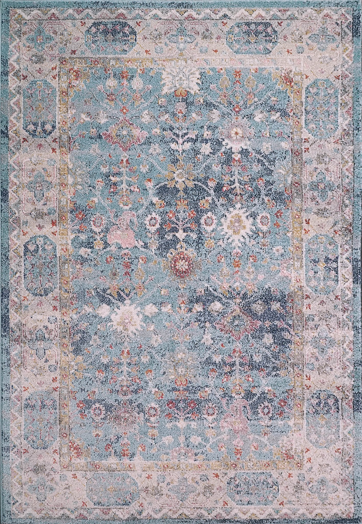 Dynamic Rugs Soma 6197 Blue Multi Transitional Machine - Made Rug - Rugs - Dynamic Rugs - Atlanta Designer Rugs