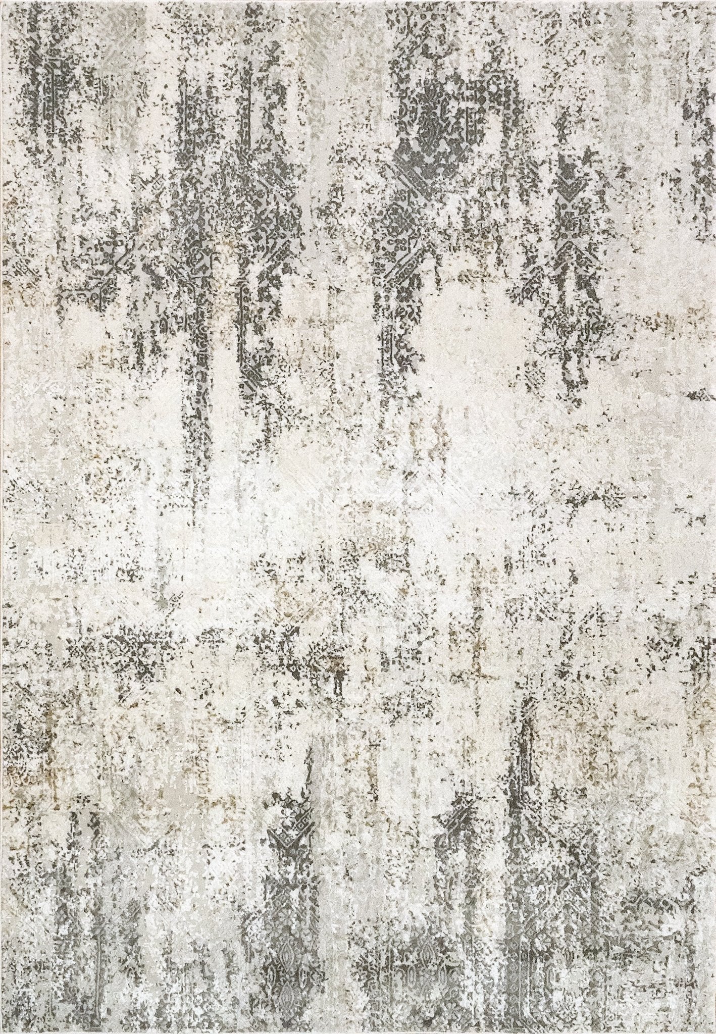 Dynamic Rugs Quartz 27053 Ivory Grey Transitional Machine - Made Rug - Rugs - Dynamic Rugs - Atlanta Designer Rugs