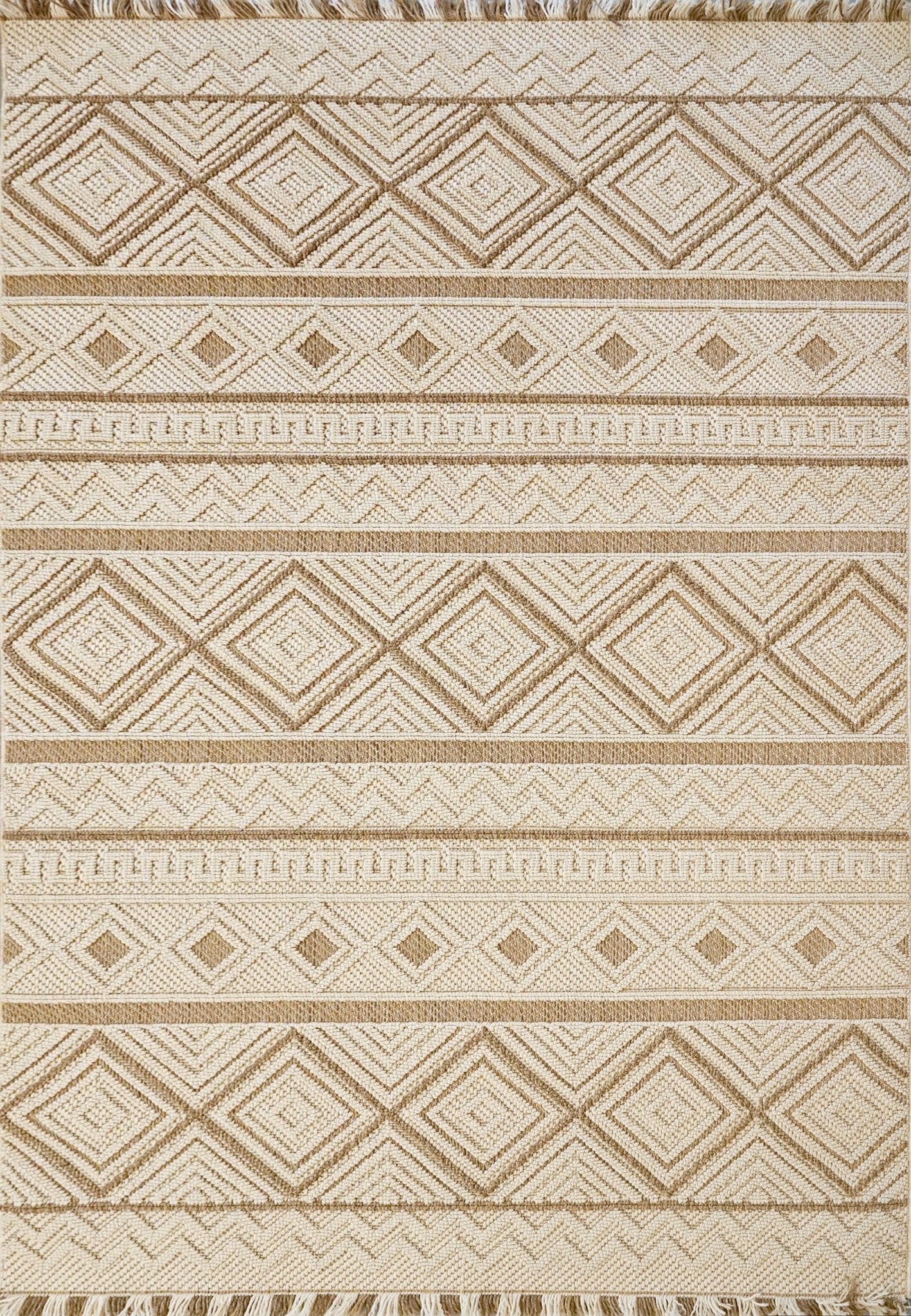 Dynamic Rugs Seville 3612 Beige Modern Machine - Made Rug - Rugs - Dynamic Rugs - Atlanta Designer Rugs