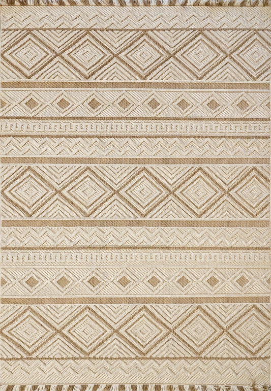 Dynamic Rugs Seville 3612 Beige Modern Machine - Made Rug - Rugs - Dynamic Rugs - Atlanta Designer Rugs