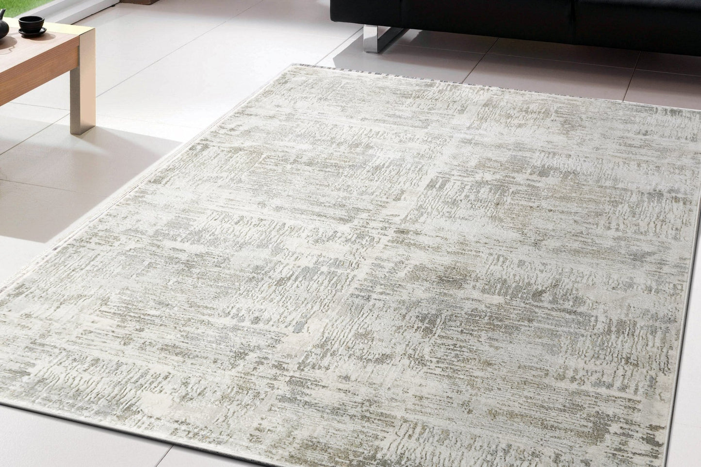 Dynamic Rugs Castilla 3555 Ivory Grey Modern Machine - Made Rug - Rugs - Dynamic Rugs - Atlanta Designer Rugs