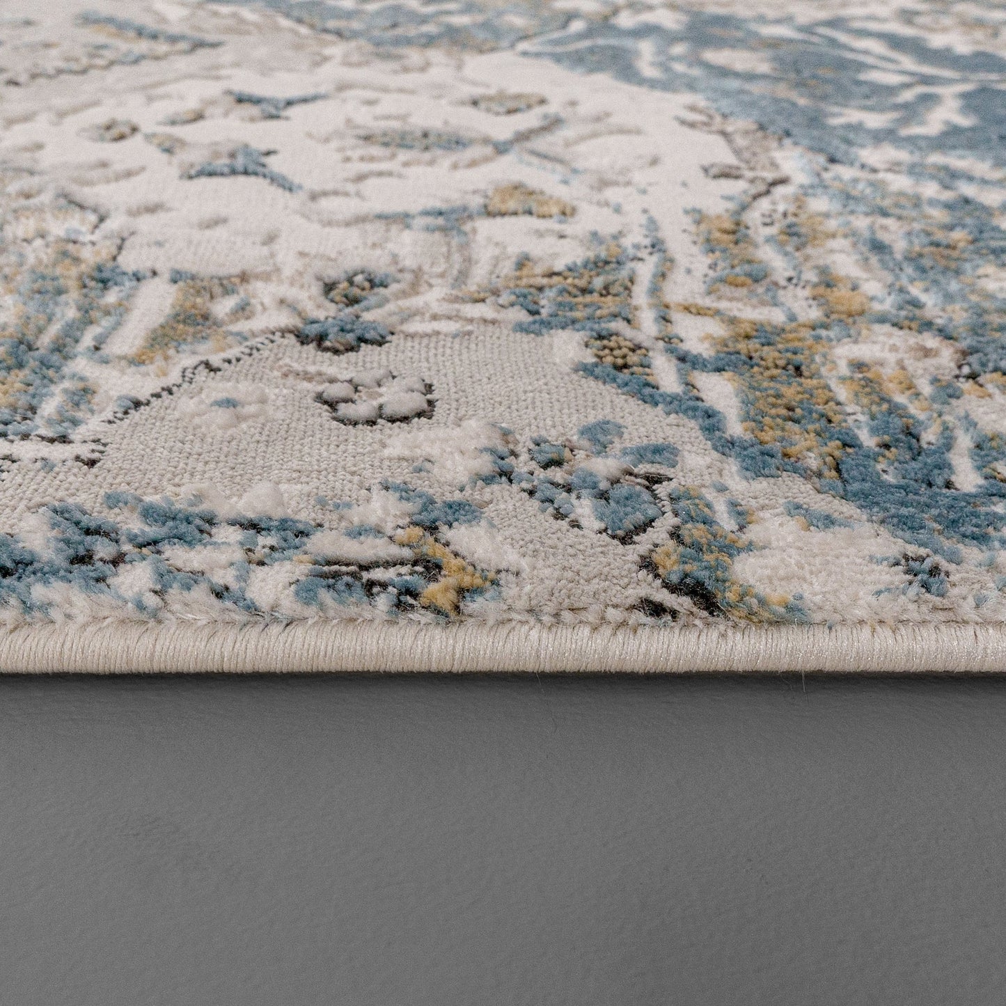 Dynamic Rugs Reha 1063 Cream Beige Blue Traditional Machine - Made Rug - Rugs - Dynamic Rugs - Atlanta Designer Rugs