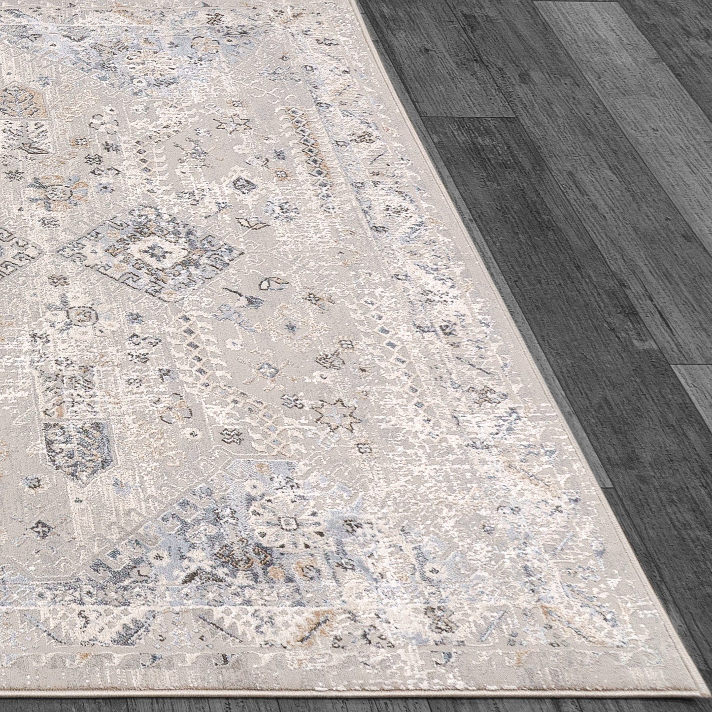 Dynamic Rugs Marina 8056 Grey Blue Transitional Machine - Made Rug - Rugs - Dynamic Rugs - Atlanta Designer Rugs