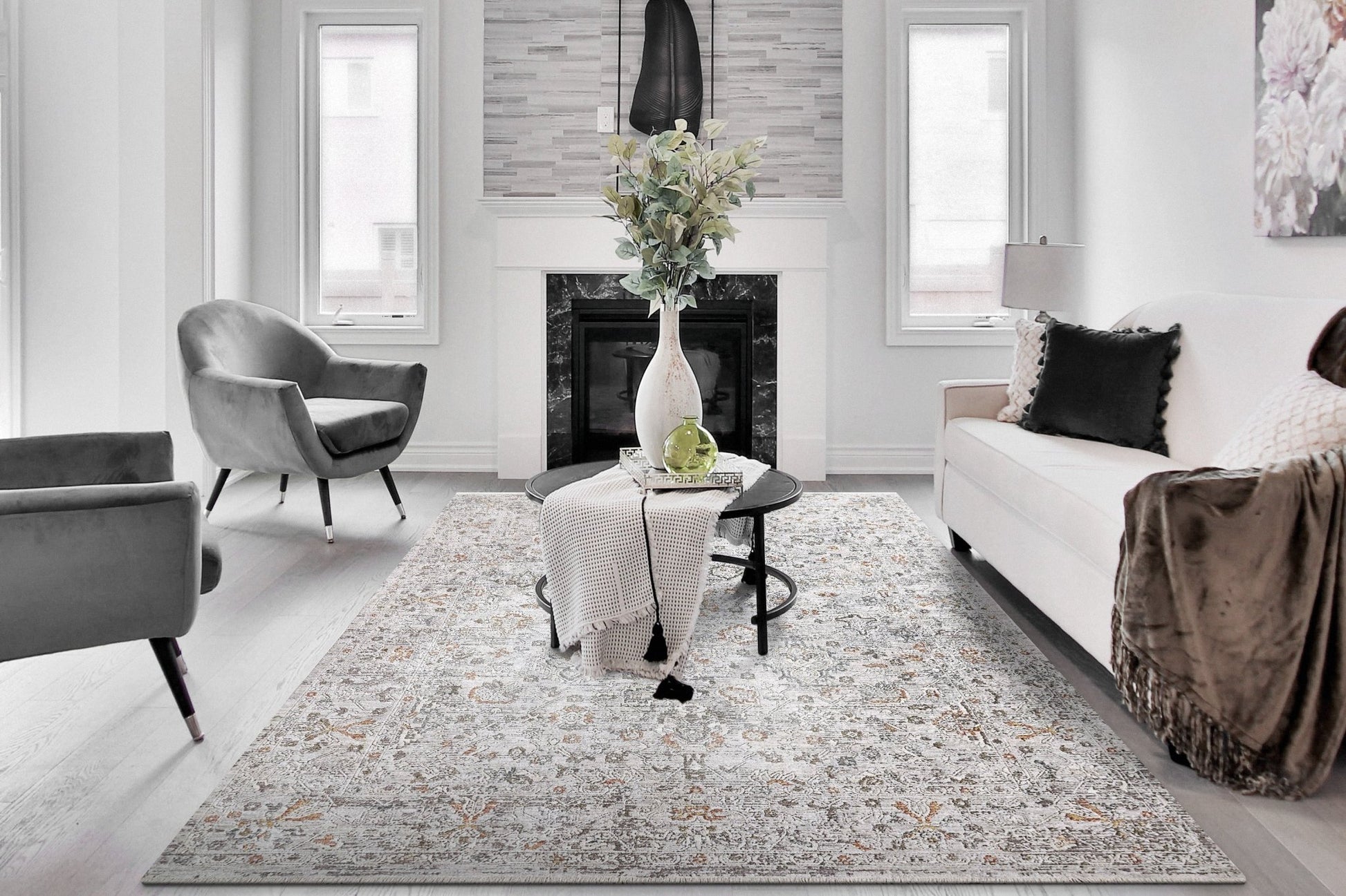 Dynamic Rugs Skyler 6713 Grey Multi Transitional Machine - Made Rug - Rugs - Dynamic Rugs - Atlanta Designer Rugs