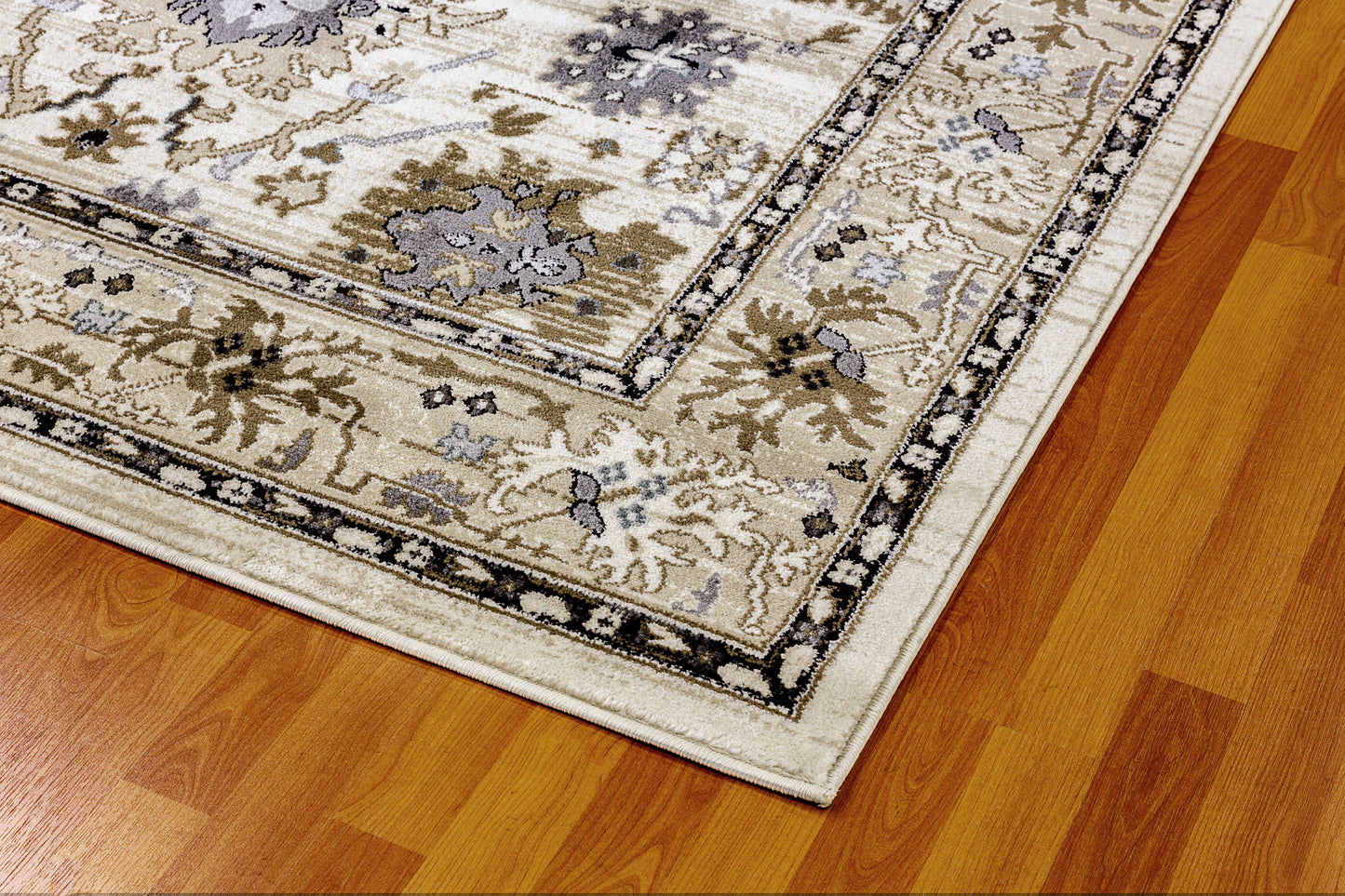 Dynamic Rugs Yazd 8531 Ivory Traditional Machine-Made Rug