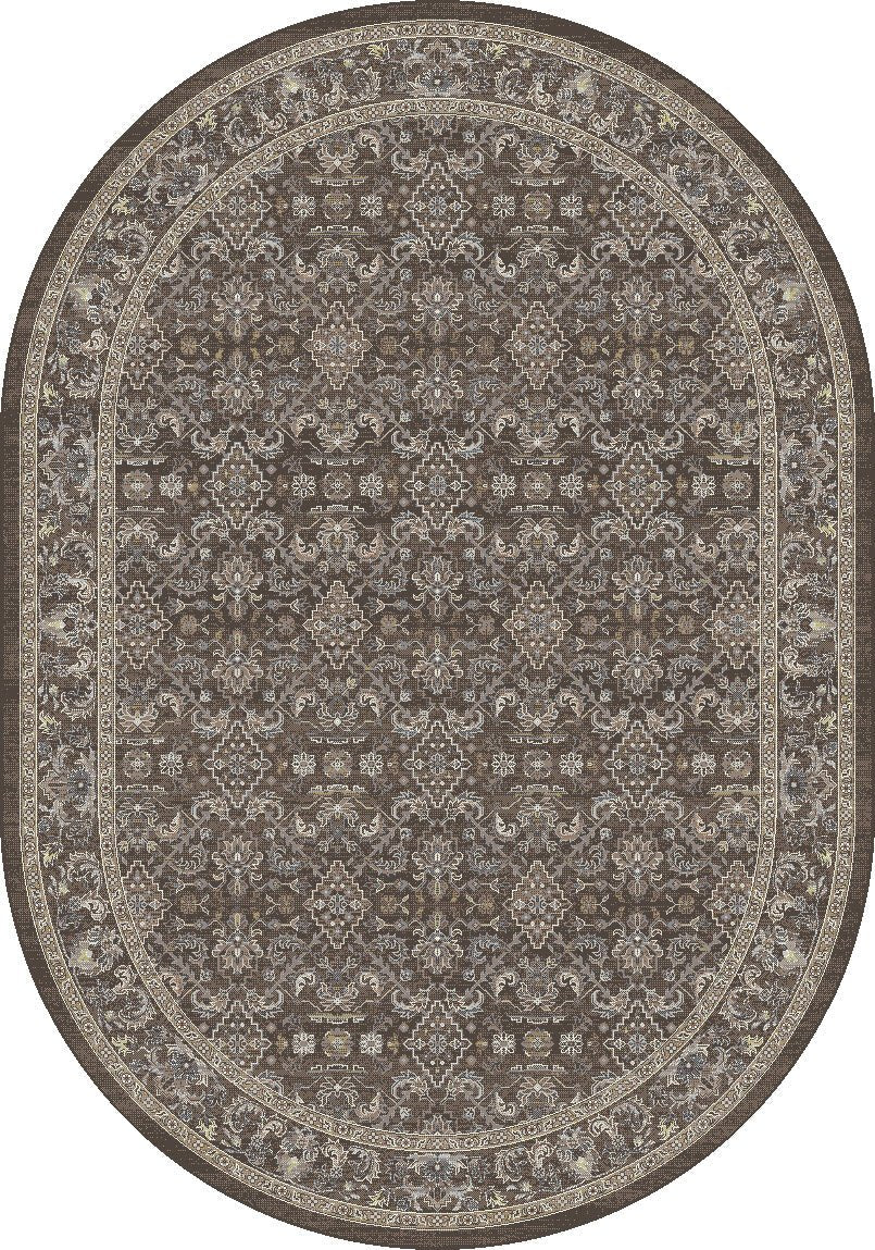 Dynamic Rugs Ancient Garden 57276 Dark Brown Beige Blue Traditional Machine - Made Rug - Rugs - Dynamic Rugs - Atlanta Designer Rugs