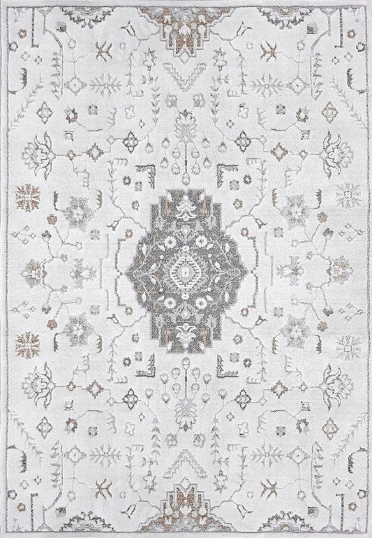 Dynamic Rugs Remix 6381 Cream Beige Grey Transitional Machine - Made Rug - Rugs - Dynamic Rugs - Atlanta Designer Rugs