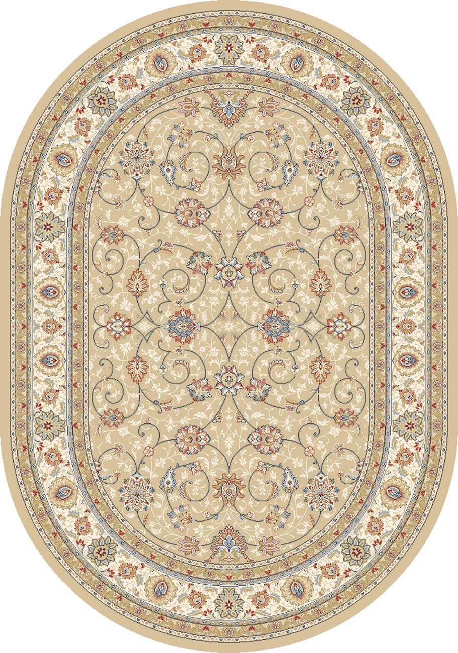 Dynamic Rugs Ancient Garden 57120 Light Gold Ivory Traditional Machine - Made Rug - Rugs - Dynamic Rugs - Atlanta Designer Rugs