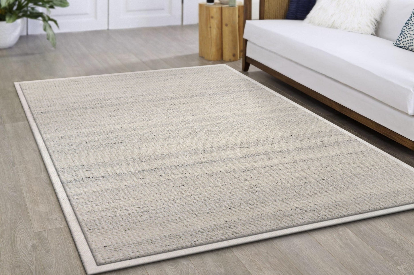 Dynamic Rugs Ivy 6990 Ivory Silver Modern Handmade Rug - Rugs - Dynamic Rugs - Atlanta Designer Rugs