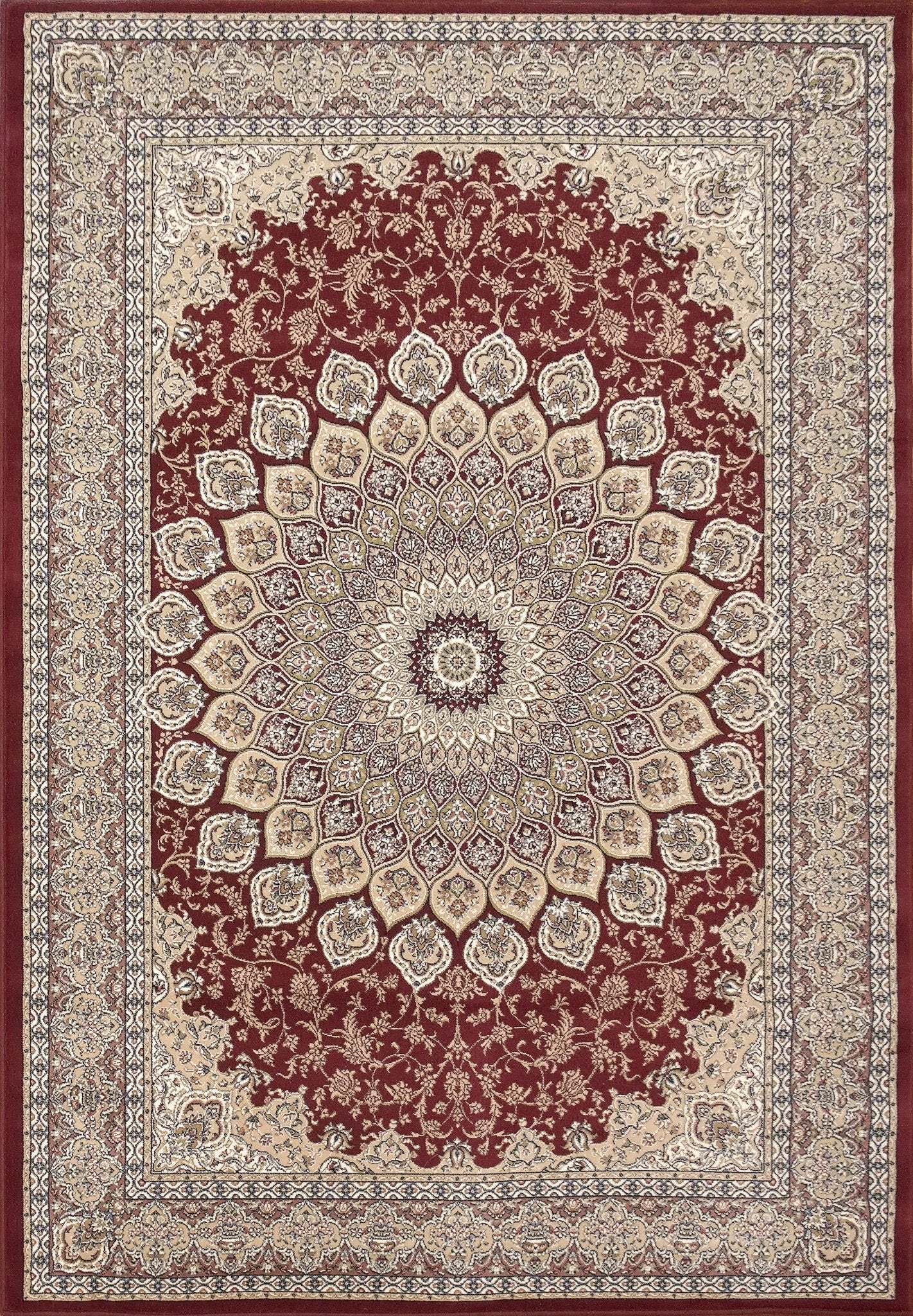 Dynamic Rugs Ancient Garden 57090 Red Traditional Machine - Made Rug - Rugs - Dynamic Rugs - Atlanta Designer Rugs