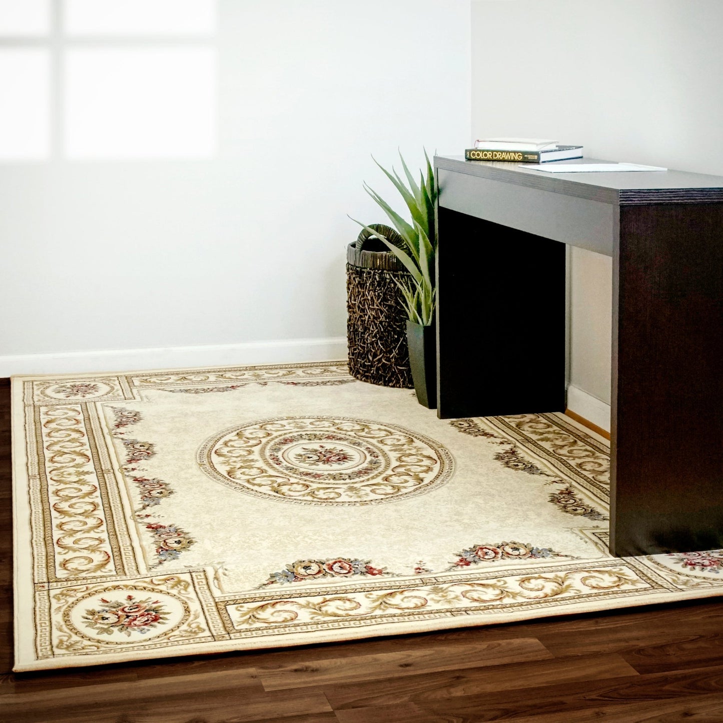 Dynamic Rugs Ancient Garden 57226 Ivory Traditional Machine - Made Rug - Rugs - Dynamic Rugs - Atlanta Designer Rugs