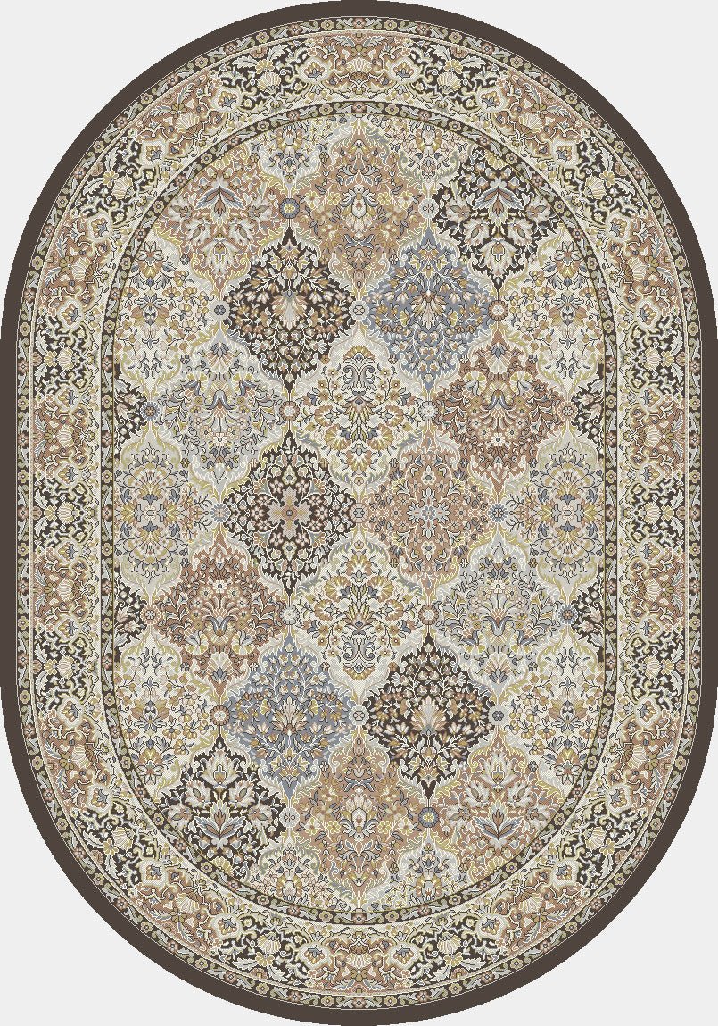 Dynamic Rugs Ancient Garden 57008 Brown Blue Traditional Machine - Made Rug - Rugs - Dynamic Rugs - Atlanta Designer Rugs