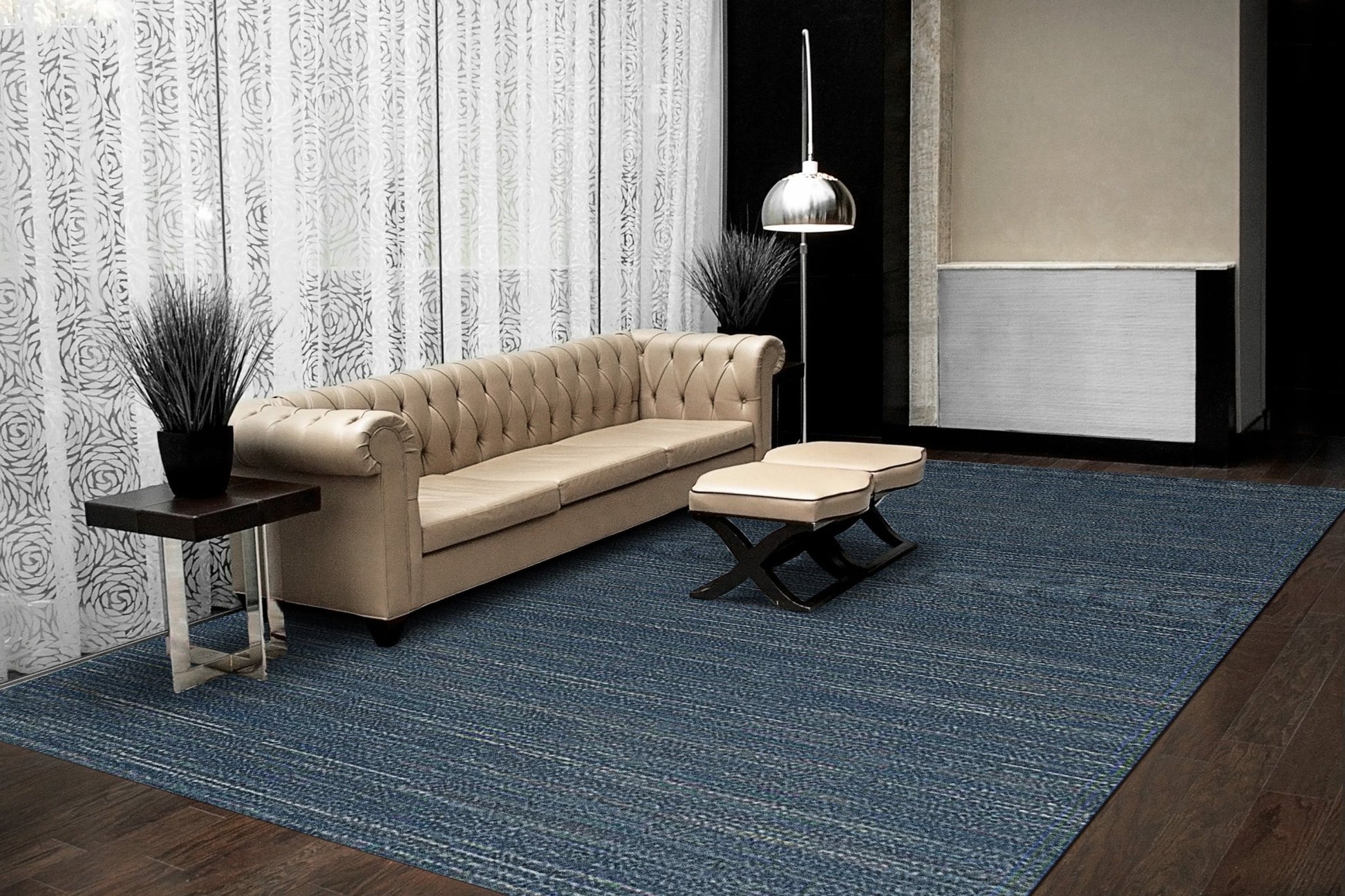 Dynamic Rugs Savoy 3586 Navy Contemporary Machine - Made Rug - Rugs - Dynamic Rugs - Atlanta Designer Rugs