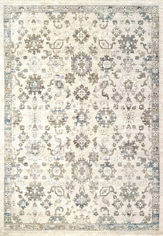 Dynamic Rugs Refine 4634 Cream Grey Blue Contemporary Machine - Made Rug - Rugs - Dynamic Rugs - Atlanta Designer Rugs